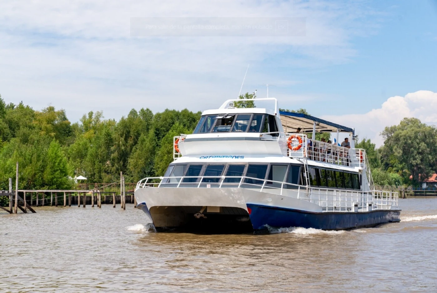 Actividad Paseo de los 3 Ríos - Catamarán